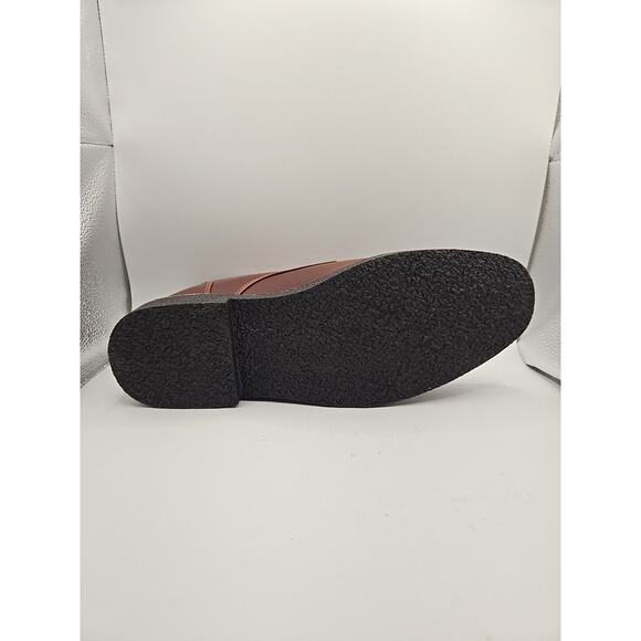 DEER STAGS Bangor Mens Lace Up Ankle Chukka Boots Leather Brown 10.5M New In Box - Picture 7 of 8